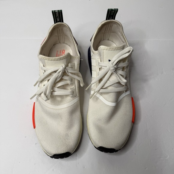 Adidas NMD R1 Men's US Size 12 Athletic Sneakers Cream Slip On Training Run Walk - Picture 2 of 15
